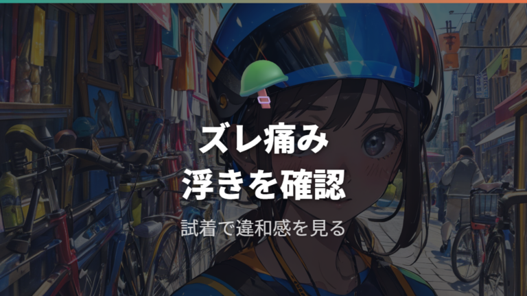 試着できる店でサイズを選ぶなら何を見る?