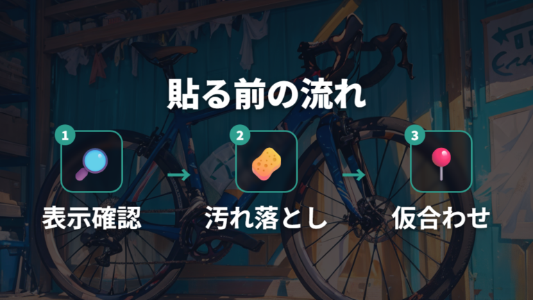 粘着シールを使う前の注意点は表示と下準備で確認する