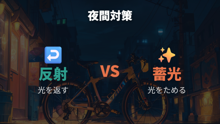 反射ステッカーで夜間対策するなら蓄光との違いも見る