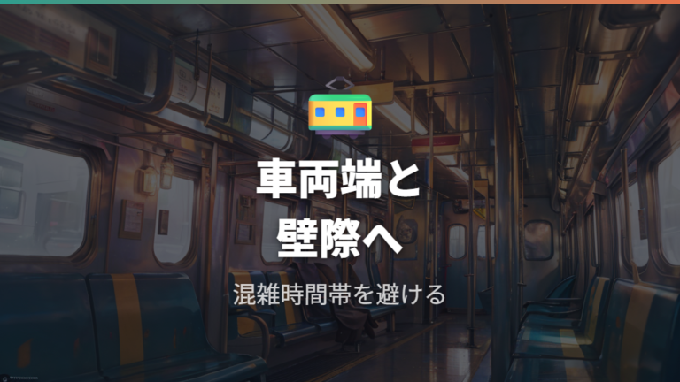 車内で迷惑にならない運び方は置き場所と時間帯で決まる