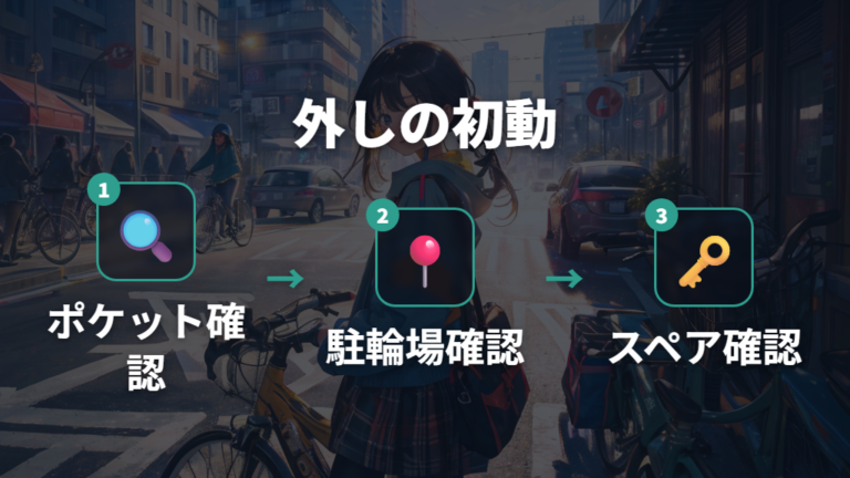 鍵をなくした時の外し方は探す順番から決める