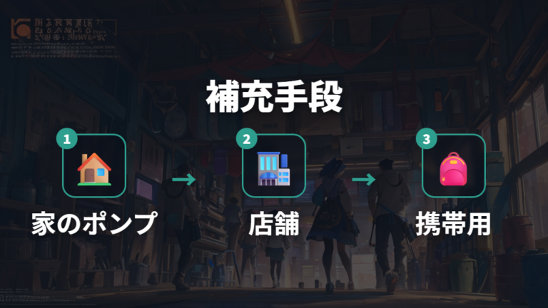 日常点検で空気圧を保つ道具とサービスの使い分け