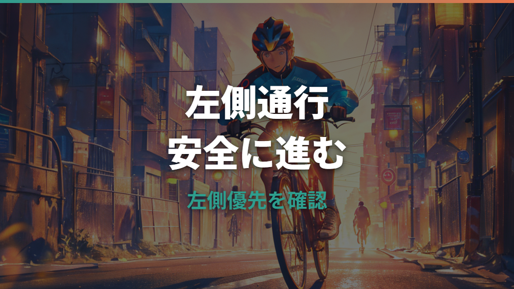 自転車で左側通行を注意されたら？法律・罰則・正しい走り方を整理