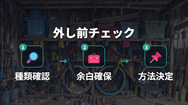 固いグリップを外す基本手順で最初に確認すること