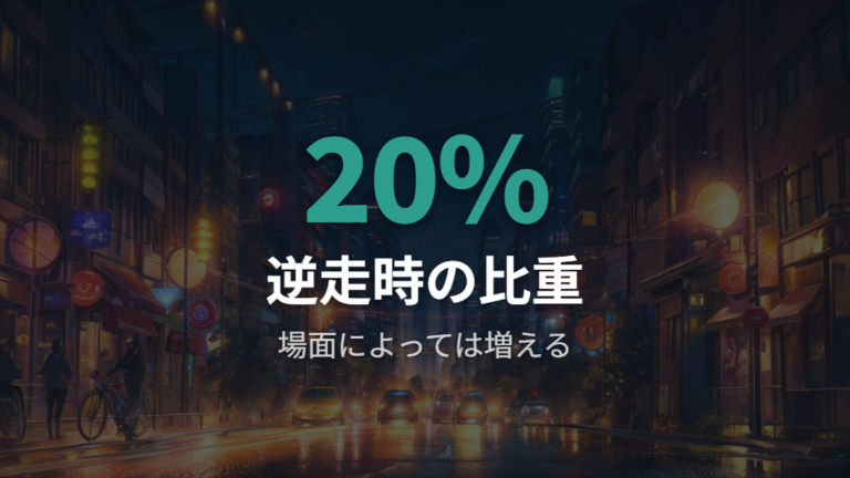 逆走が事故や過失につながる理由を数字で見る